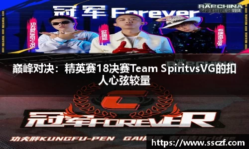 巅峰对决：精英赛18决赛Team SpiritvsVG的扣人心弦较量